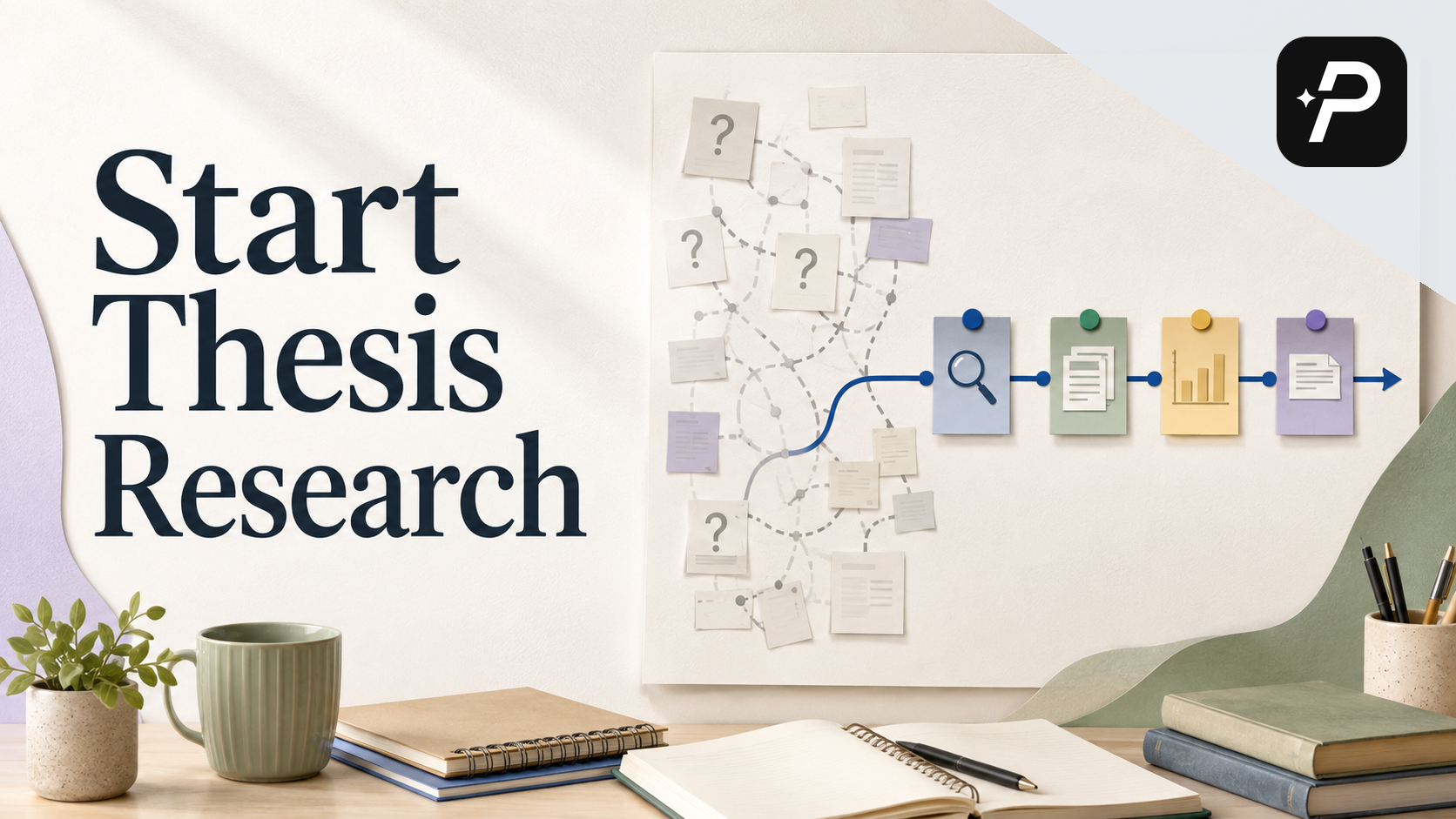 Editorial cover for Starting Thesis Research When You Don't Know Where to Begin
